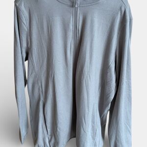 Avalanche Mens Jacket Size XL Gray Fleece Long Sleeves Full Zip Pockets